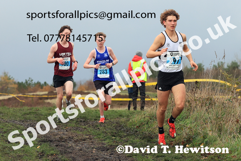 Mens Under-17s 2025 Start Fitness NEHL, Wrekenton, Gateshead, Sunday, November 23rd. Photo: David T. Hewitson/Sports for All Pics